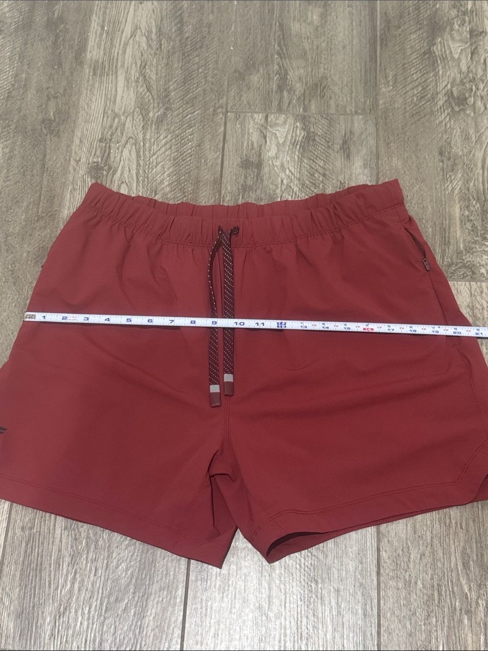 Fabletics Drawstring Shorts - Burgundy - Picture 4 of 4